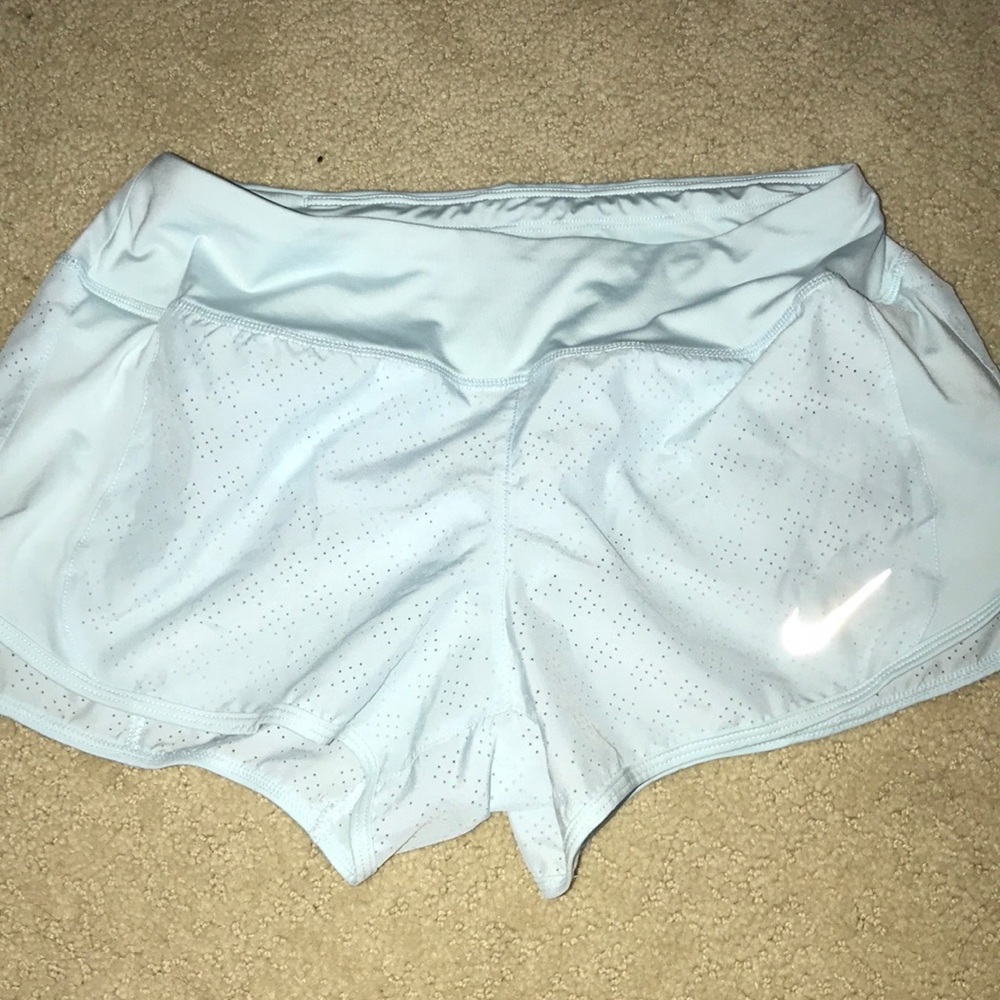 Blue nike shorts